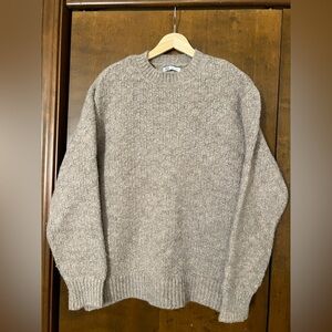 Zara Men's Mauve Crewneck Sweater